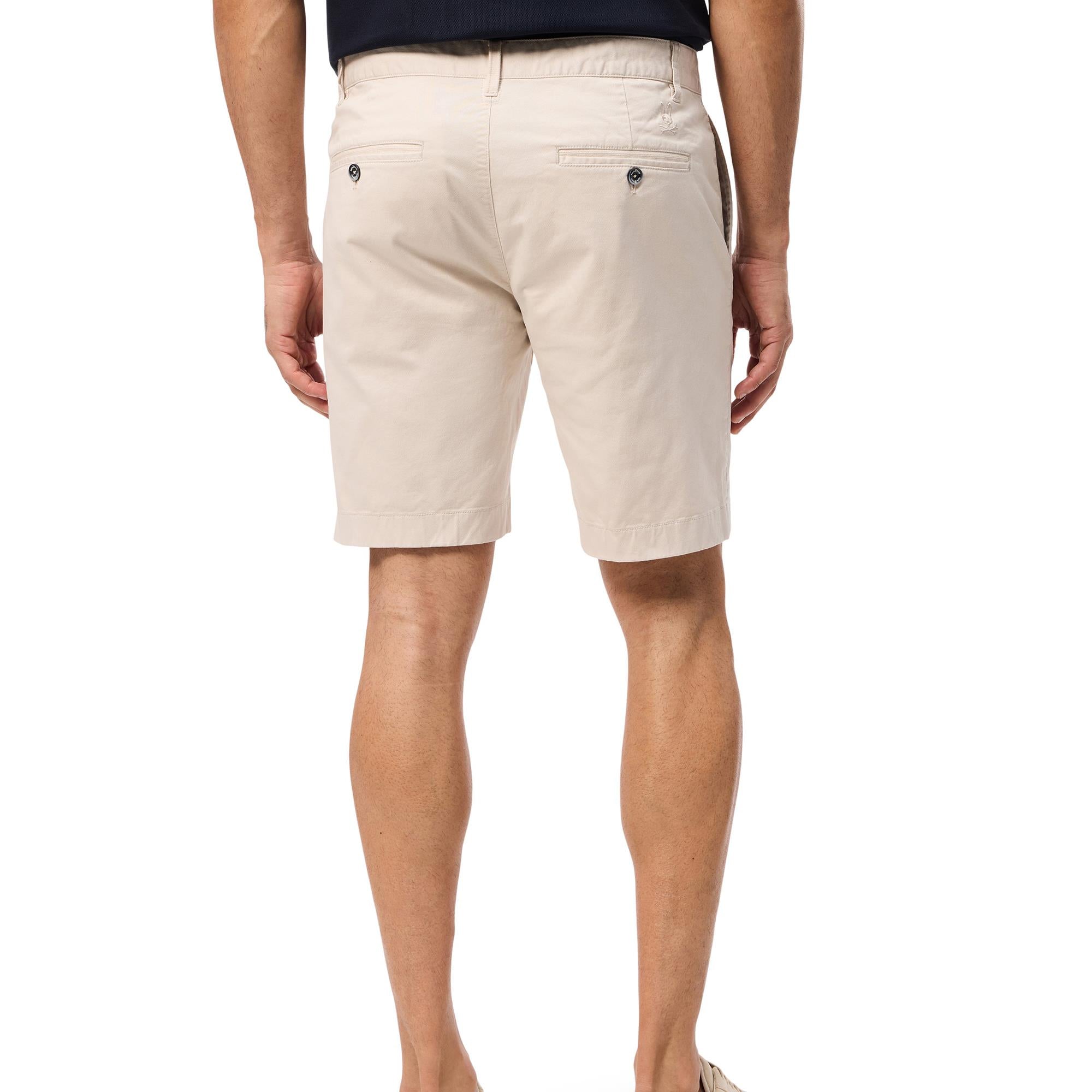 Psycho Bunny Diego Chino Shorts Natural Linen